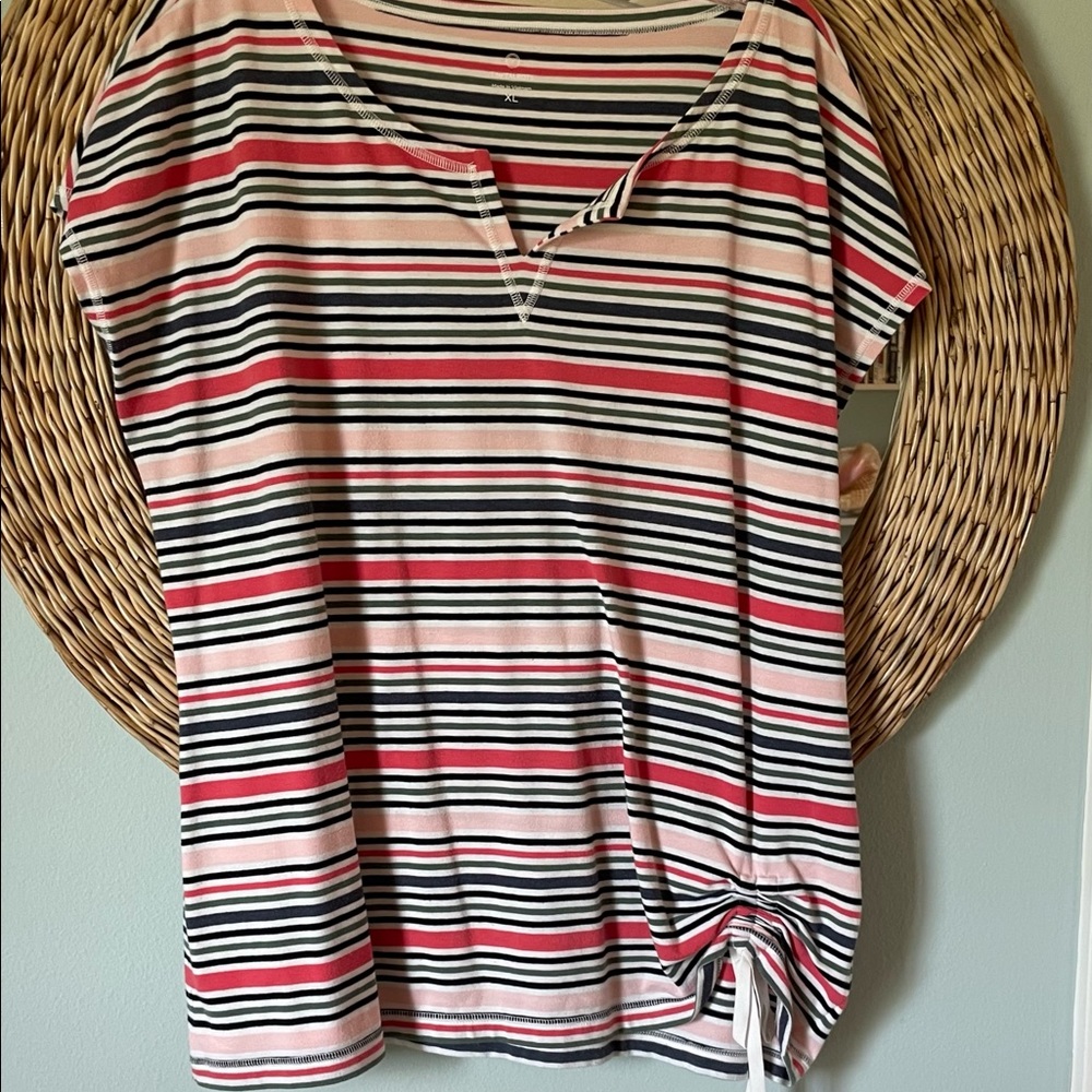 TALBOTS Cap Sleeve Top